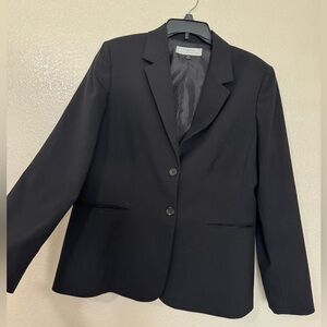 Sag Harbor Classic Black Women's Blazer